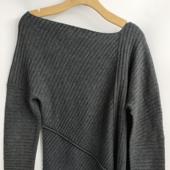 Free People Love and Harmony Gray Ribbed Knit Sweater - Picture 8 of 13